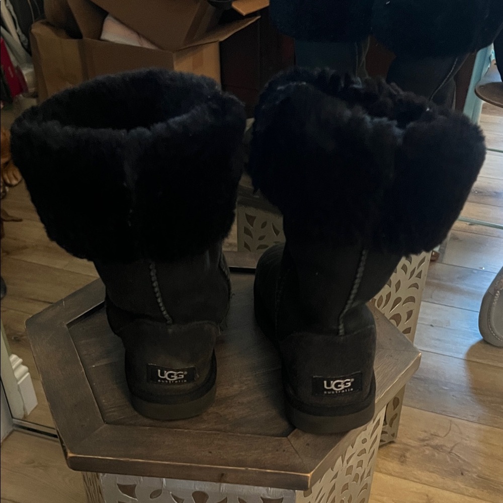 UGG, size 6, Classic Black Tall Boots - Picture 2 of 14